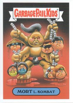 2019 Topps Garbage Pail Kids We Hate the '90s #4a Mort L. Kombat Front