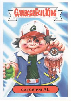 2019 Topps Garbage Pail Kids We Hate the '90s #6b Catch 'Em Al Front