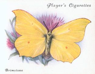 1934 Player's British Butterflies #4 Brimstone Front