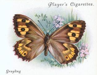 1934 Player's British Butterflies #12 Grayling Front
