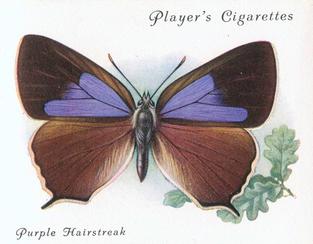 1934 Player's British Butterflies #19 Purple Hairstreak Front