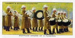 1998 Card Collectors Society Lambert & Butler's 1939 Interesting Customs (Reprint) #18 Muffled Drums at a funeral Front