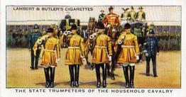 1998 Card Collectors Society Lambert & Butler's 1939 Interesting Customs (Reprint) #22 The State Trumpeters of the Household Cavalry Front