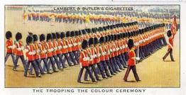 1998 Card Collectors Society Lambert & Butler's 1939 Interesting Customs (Reprint) #28 The Trooping the Colour ceremony Front