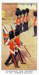 1998 Card Collectors Society Lambert & Butler's 1939 Interesting Customs (Reprint) #29 Changing the Guard at St. James's Palace Front