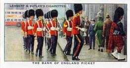 1998 Card Collectors Society Lambert & Butler's 1939 Interesting Customs (Reprint) #30 The Bank of England picket Front