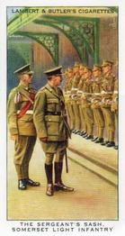 1998 Card Collectors Society Lambert & Butler's 1939 Interesting Customs (Reprint) #37 The Sergeant's sash, Somerset Light Infantry (Prince Albert's) Front