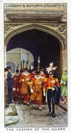 1998 Card Collectors Society Lambert & Butler's 1939 Interesting Customs (Reprint) #42 The Yeoman of the Guard Front