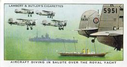 1998 Card Collectors Society Lambert & Butler's 1939 Interesting Customs (Reprint) #46 Aircraft diving in salute over the Royal Yacht Front