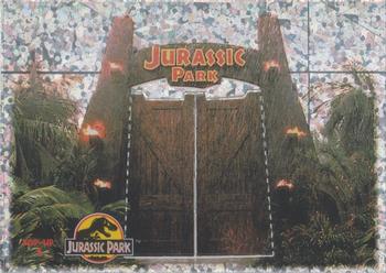 1993 Dynamic Marketing Jurassic Park - Pop Up #1 Jurassic Park Gates Front