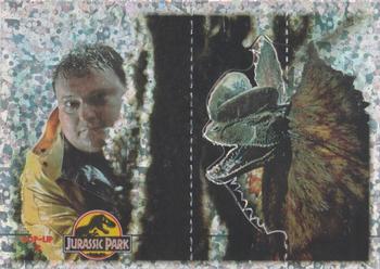 1993 Dynamic Marketing Jurassic Park - Pop Up #3 Dilophosaur And Nerdy Front