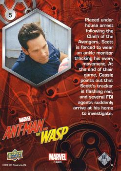 2018 Upper Deck Marvel Ant-Man and the Wasp #5 Ankle Monitor Back