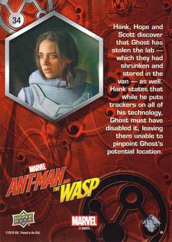 2018 Upper Deck Marvel Ant-Man and the Wasp #34 Ghost Back