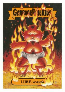 2018 Topps Garbage Pail Kids: Oh, the Horror-ible! - Classic Monster Stickers #7b Luke Warm Front