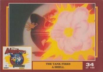 1993 Dynamic Marketing Disney Adventures #34 The tank fires a shell Front