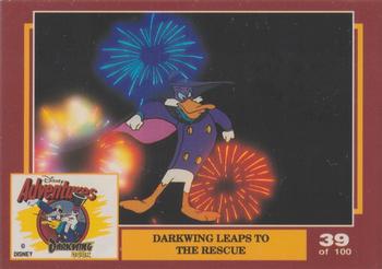 1993 Dynamic Marketing Disney Adventures #39 Darkwing leaps to the rescue Front