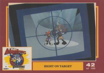 1993 Dynamic Marketing Disney Adventures #42 Right on target Front