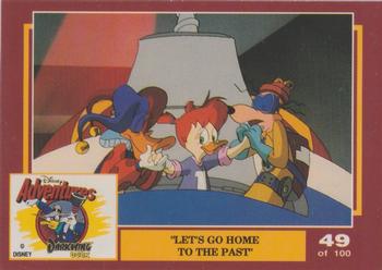 1993 Dynamic Marketing Disney Adventures #49 Lets go home to the past Front