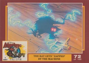 1993 Dynamic Marketing Disney Adventures #72 The rat gets zapped by the machine Front