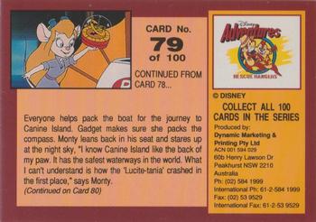 1993 Dynamic Marketing Disney Adventures #79 Packing the boat Back