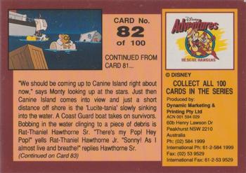 1993 Dynamic Marketing Disney Adventures #82 The Lucite-Tania slowly sinks Back