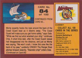 1993 Dynamic Marketing Disney Adventures #84 The coast guard heads for home Back