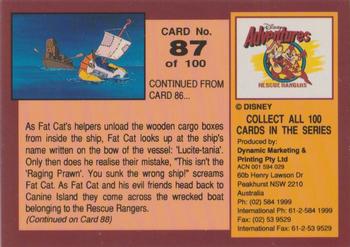 1993 Dynamic Marketing Disney Adventures #87 You sunk the wrong ship Back
