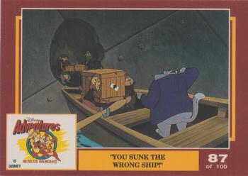 1993 Dynamic Marketing Disney Adventures #87 You sunk the wrong ship Front