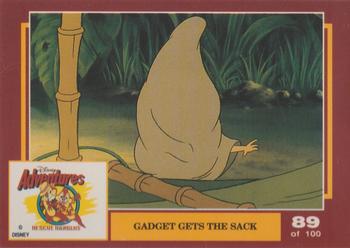 1993 Dynamic Marketing Disney Adventures #89 Gadget gets the sack Front