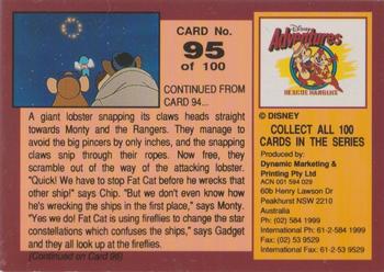 *1993 Australia Dynamic Disney Adventure Trading Card Chromium Card C1 
