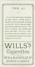 1900 Wills's Cigarettes Animals & Birds (Descriptive) #NNO Ai Back