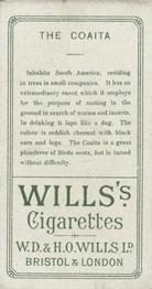 1900 Wills's Cigarettes Animals & Birds (Descriptive) #NNO Coaita Back
