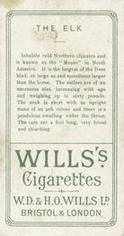 1900 Wills's Cigarettes Animals & Birds (Descriptive) #NNO Elk Back