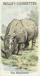 1900 Wills's Cigarettes Animals & Birds (Descriptive) #NNO Rhinoceros Front