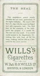 1900 Wills's Cigarettes Animals & Birds (Descriptive) #NNO Seal Back