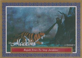 1993 Dynamic Marketing Disney’s Aladdin #7 Rajah tries to stop Jasmine Front