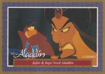 1993 Dynamic Marketing Disney’s Aladdin #14 Jaffa And Iago need Aladdin Front