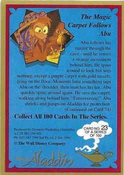 1993 Dynamic Marketing Disney’s Aladdin #23 The magic carpet follows Abu Back