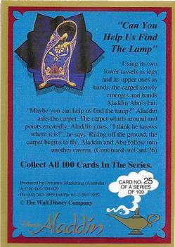 1993 Dynamic Marketing Disney’s Aladdin #25 Can you help us find the lamp? Back