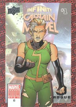 2018-19 Upper Deck Marvel Annual #6 Rogue Front