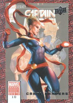 2018-19 Upper Deck Marvel Annual #10 Carol Danvers Front
