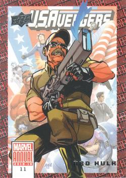 2018-19 Upper Deck Marvel Annual #11 Red Hulk Front