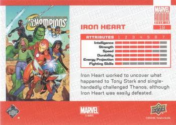 2018-19 Upper Deck Marvel Annual #19 Iron Heart Back