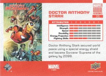 2018-19 Upper Deck Marvel Annual #35 Doctor Anthony Stark Back