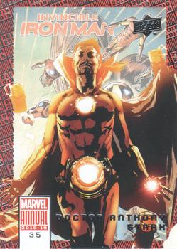 2018-19 Upper Deck Marvel Annual #35 Doctor Anthony Stark Front