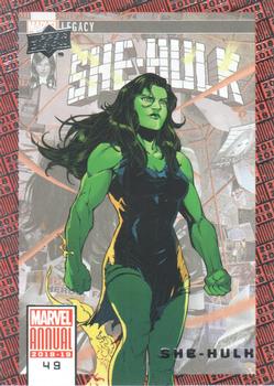 2018-19 Upper Deck Marvel Annual #49 She-Hulk Front