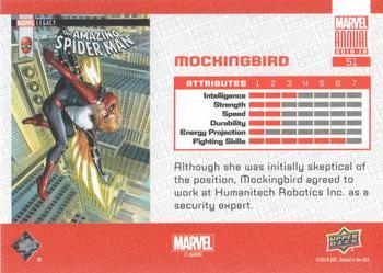 2018-19 Upper Deck Marvel Annual #51 Mockingbird Back