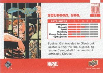 2019-20 Marvel Annual Trading Card #45 Squirrel Girl 