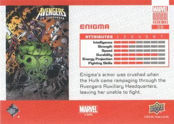 2018-19 Upper Deck Marvel Annual #58 Enigma Back