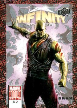 2018-19 Upper Deck Marvel Annual #62 Drax Front